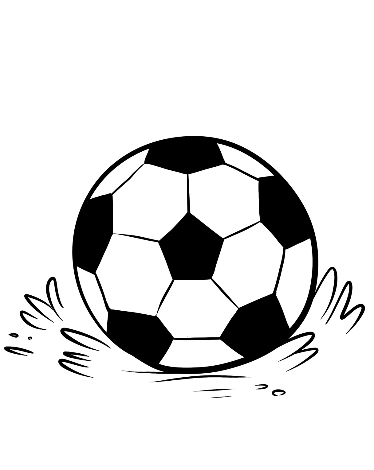 Free printable soccer coloring pages for kids