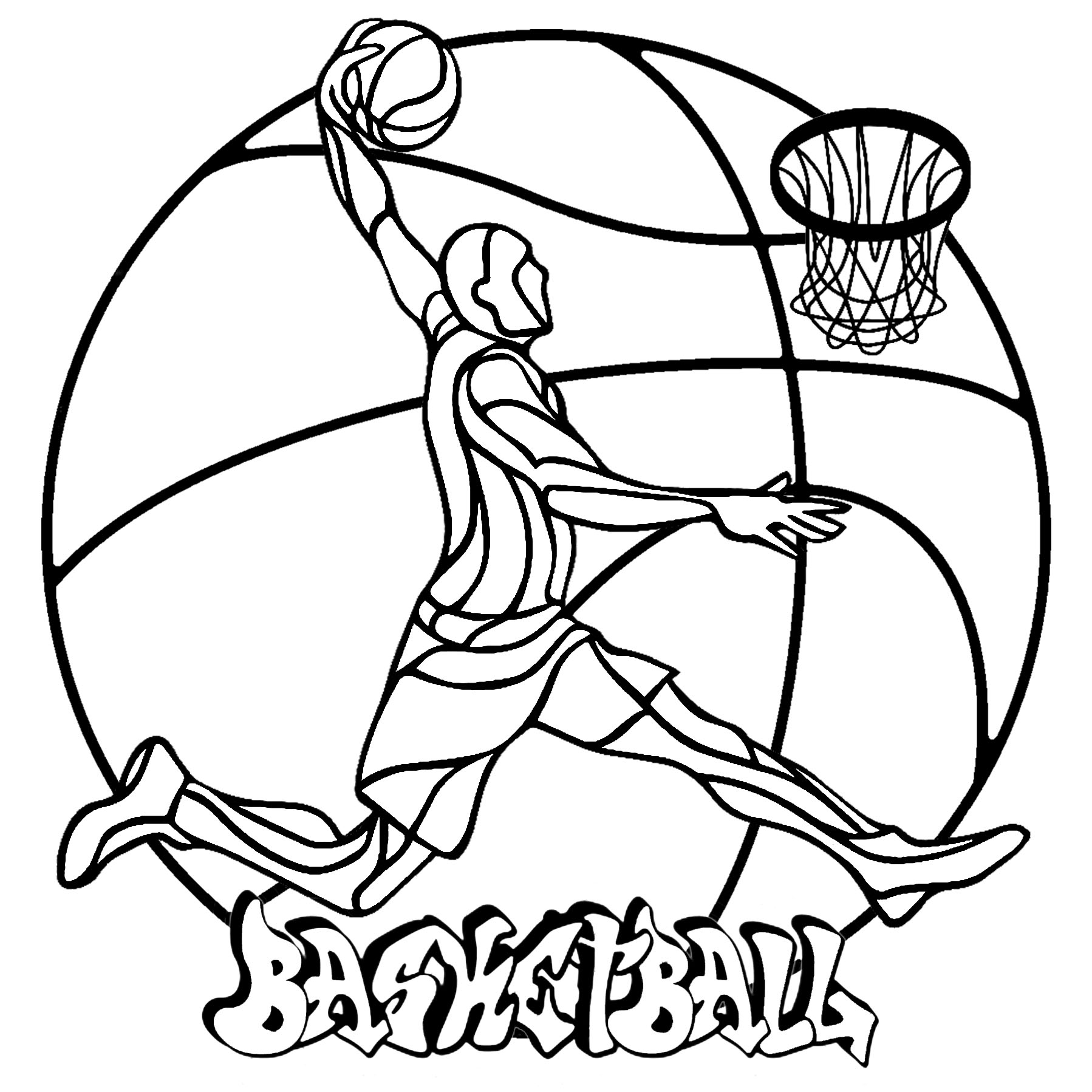 Basketball mandala