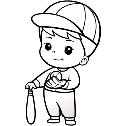 Sports coloring pages for kids