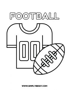 Football coloring pages