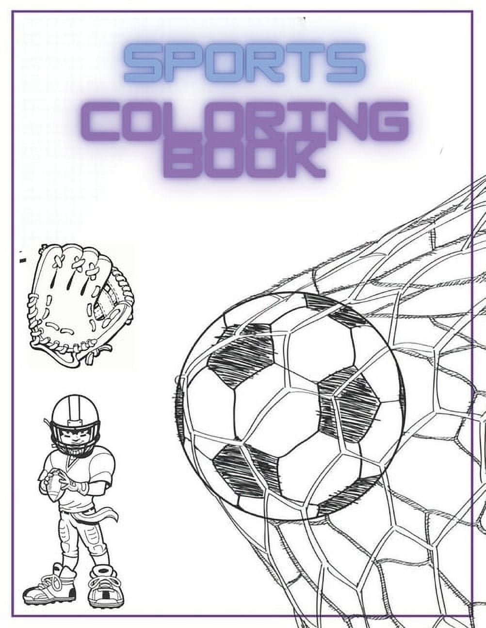 Sports coloring book for kids