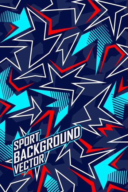 Premium Vector, Abstract background for sports