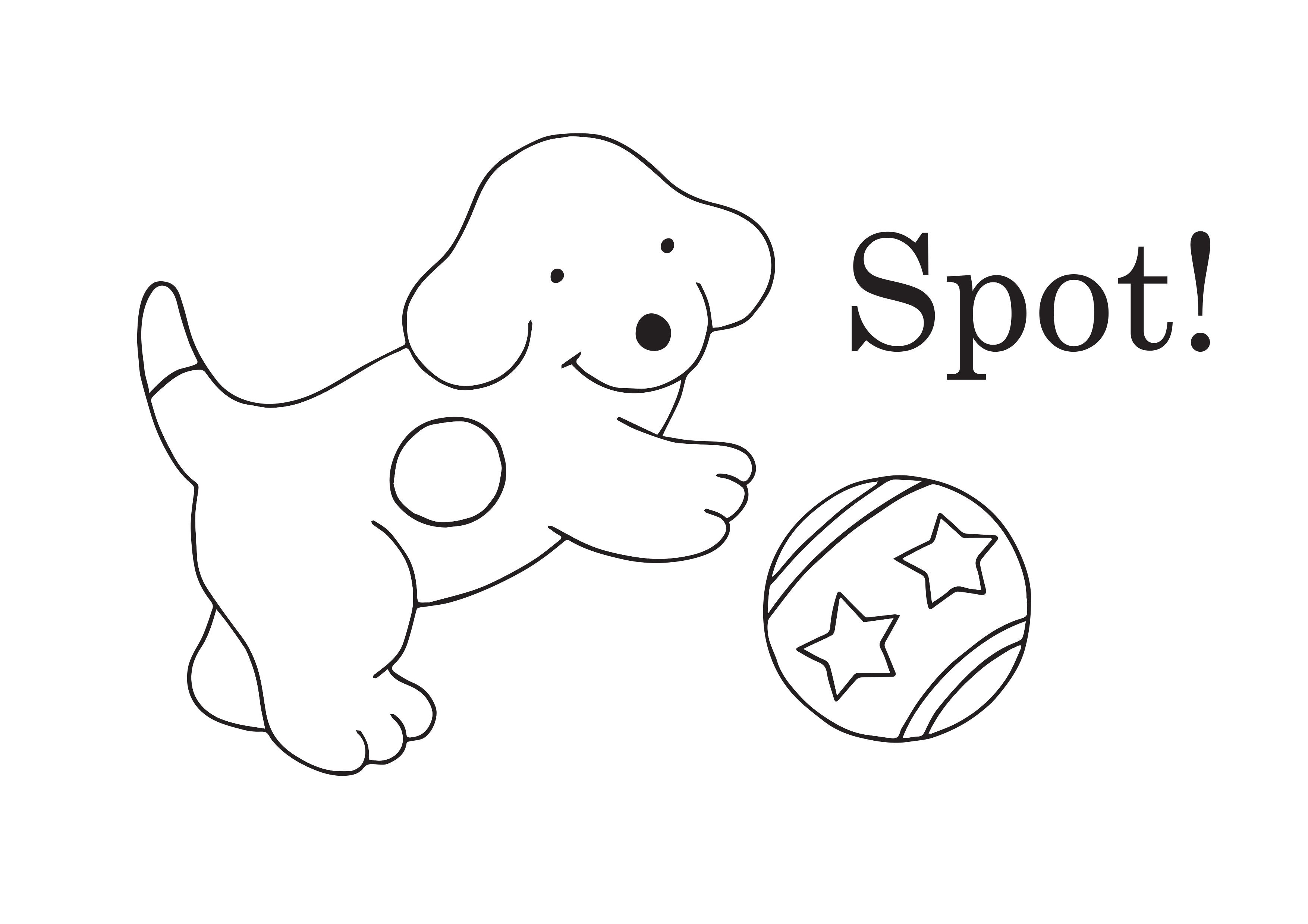 Spot coloring pages colouring pages coloring pages character