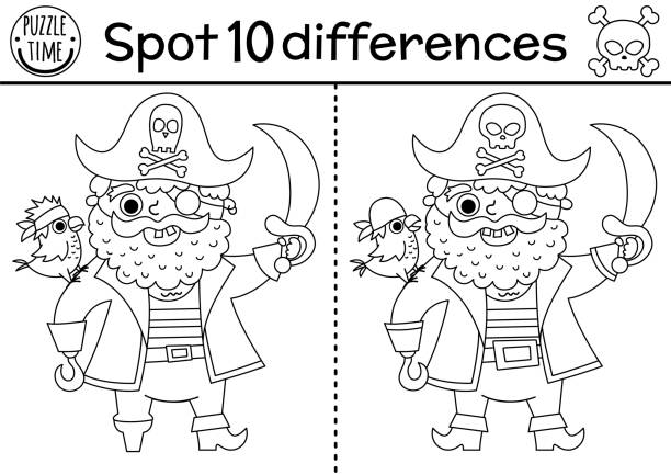 Spot the difference game stock photos pictures royalty