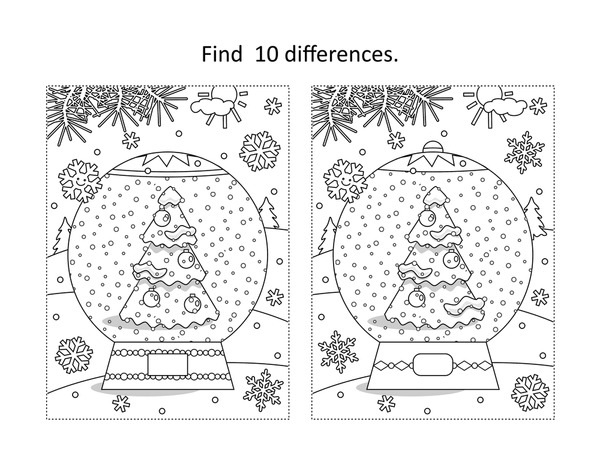 Thousand christmas spot difference royalty