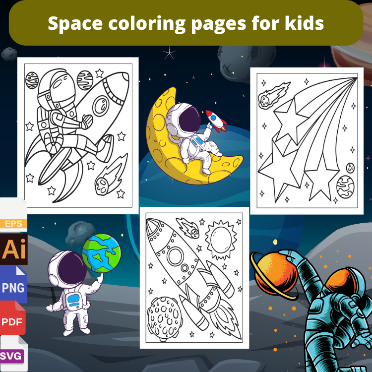 Galactic adventures unleash creativity with the ultimate space coloring pages made by teachers