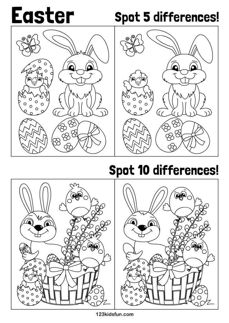 Free easter printables for kids