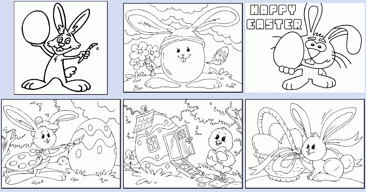 Easter coloring book