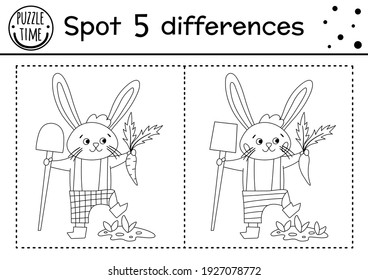 Easter find differences game children holiday stock vector royalty free