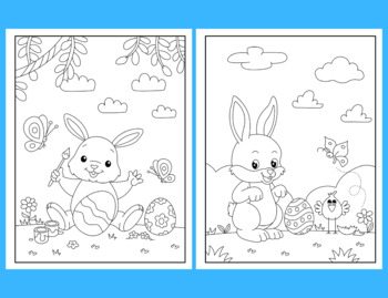 Easter coloring pages for kids vol