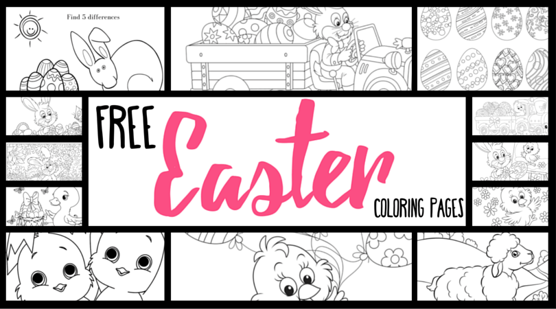 Free easter coloring pages your kids will love