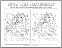 Free printable spot the difference picture puzzles print it free