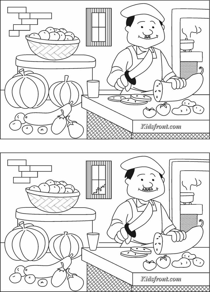 Spot the difference coloring pages kids learning activities preschool activities find the differences games