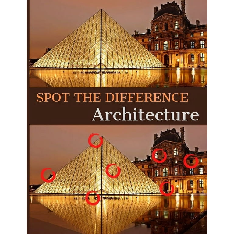 Spot the difference spot the difference architecture a hard search and find books for adults