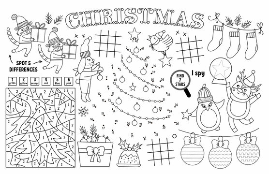 Christmas holiday coloring page images â browse photos vectors and video