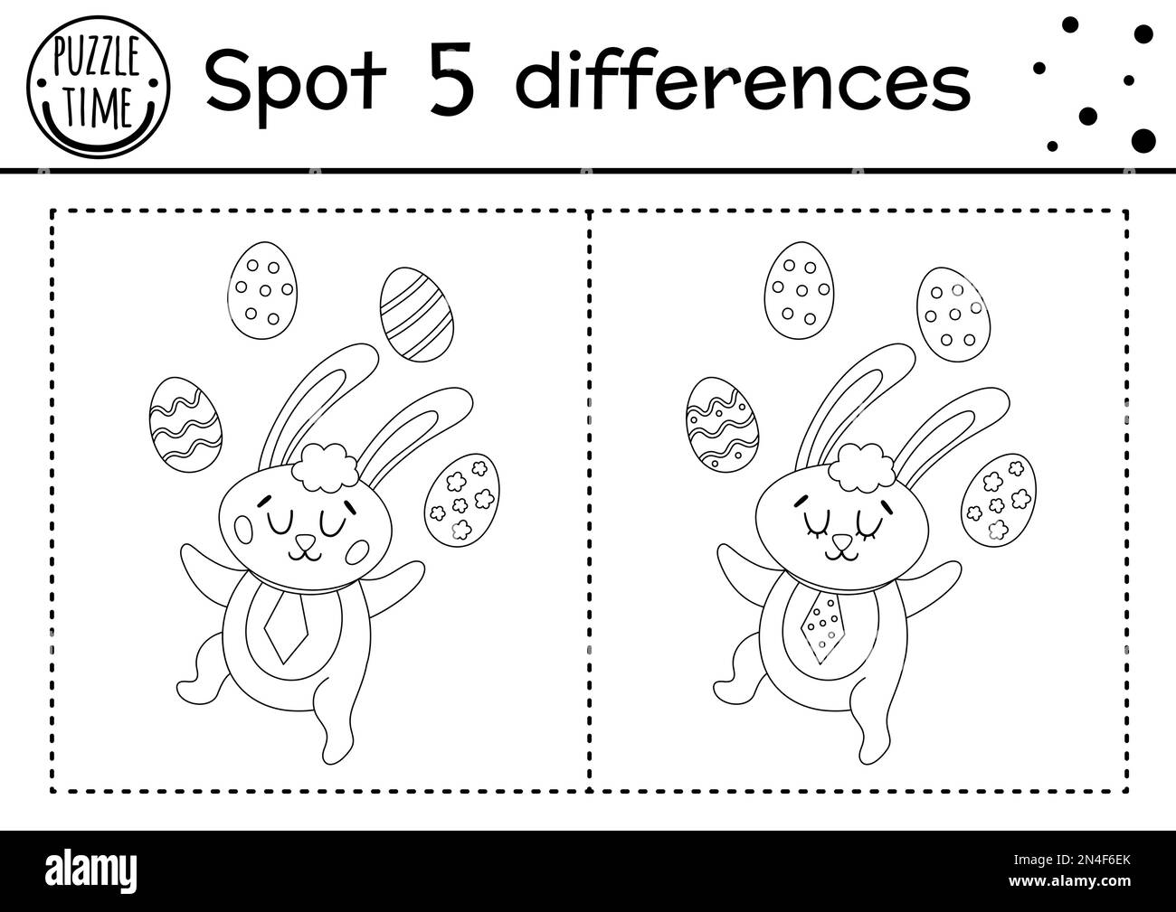 Spot the difference puzzle spring hi