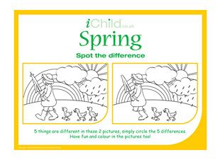 Spring spot the difference