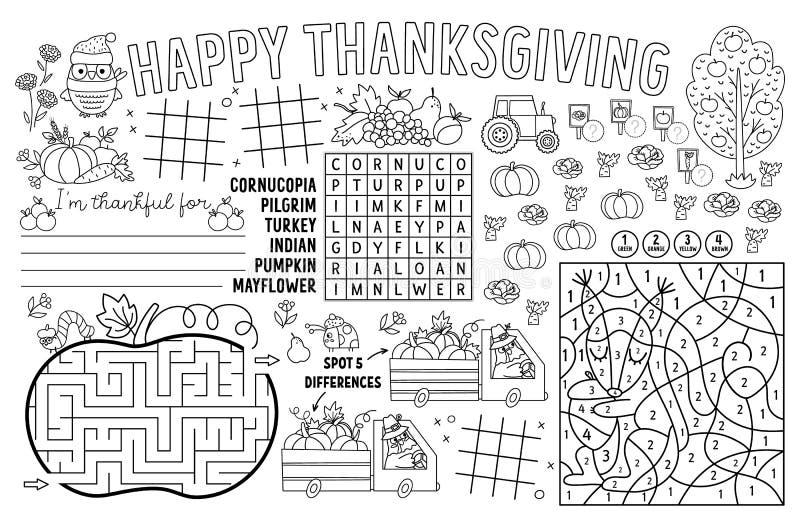 Spot difference thanksgiving stock illustrations â spot difference thanksgiving stock illustrations vectors clipart