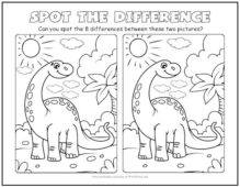 Free printable spot the difference picture puzzles print it free