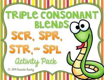 Triple consonant blends scr