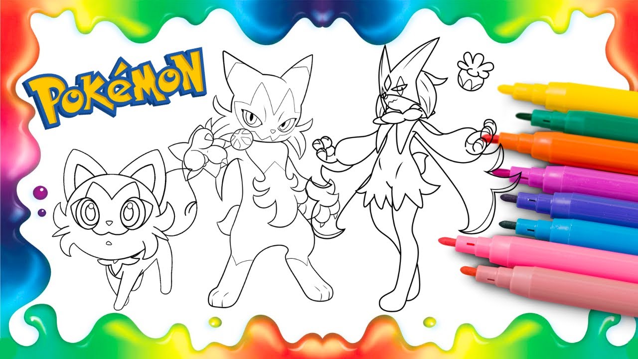 Pokeon coloring pages