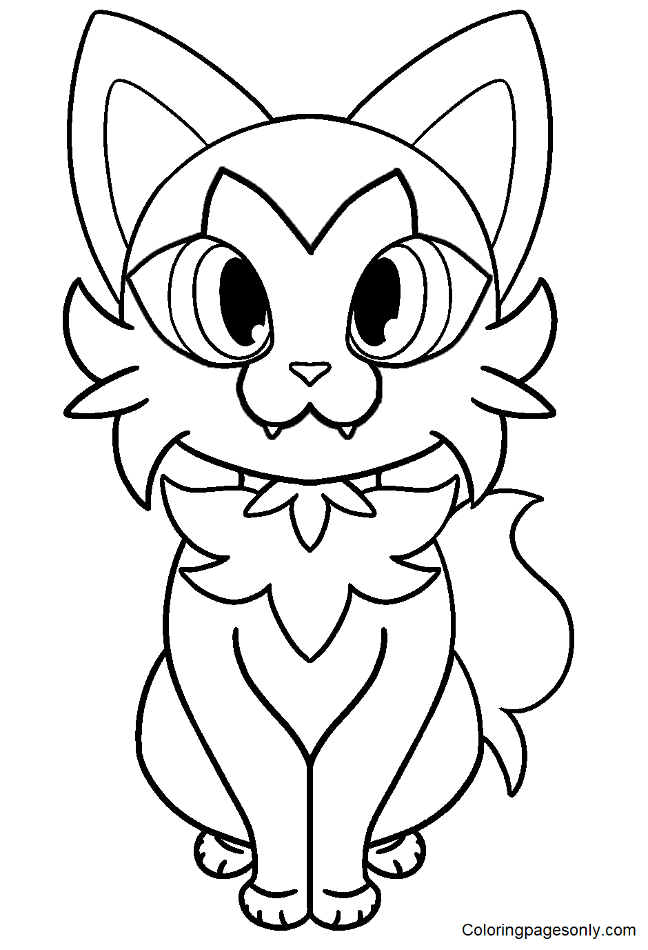 Sprigatito coloring pages printable for free download