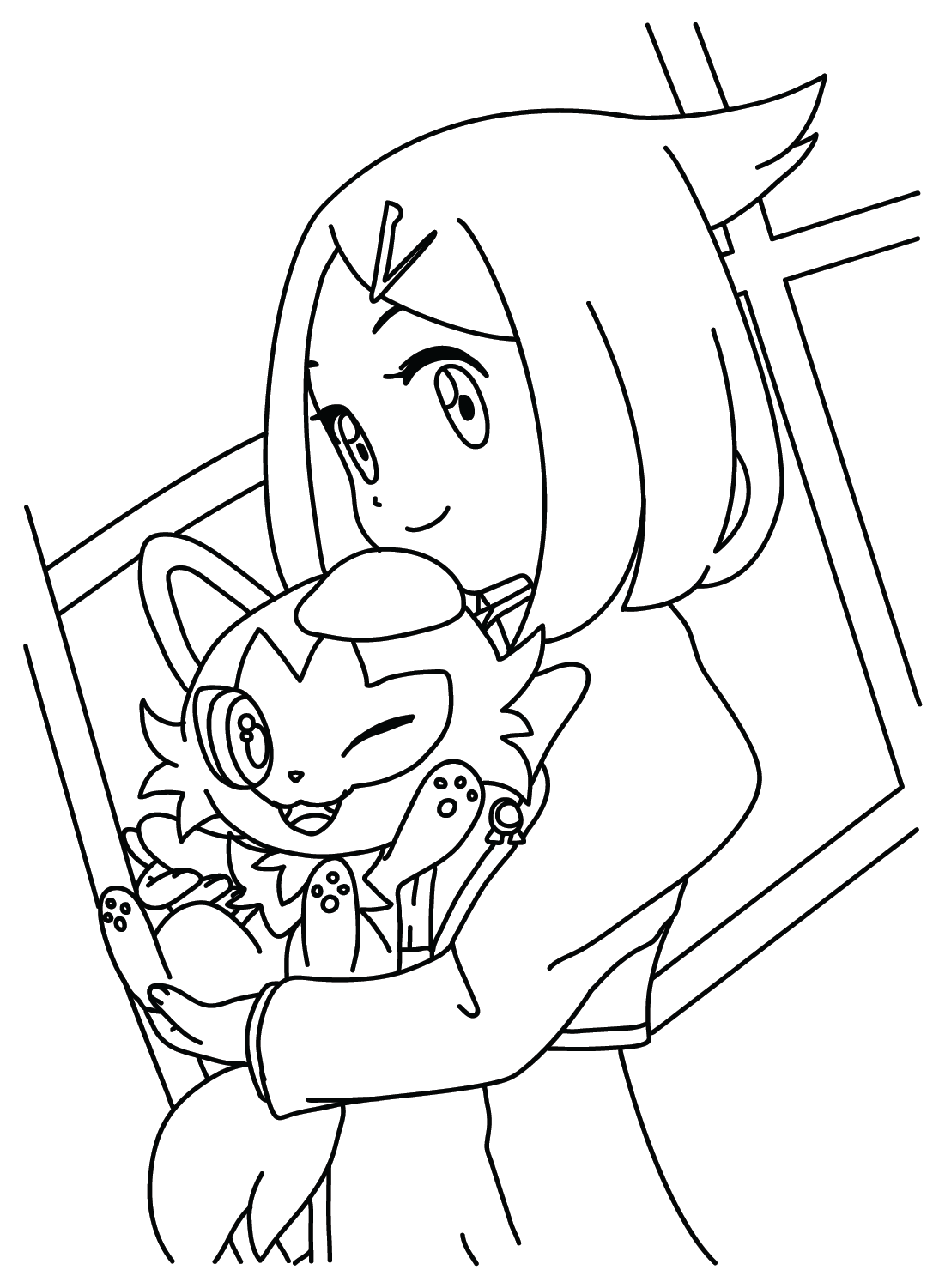 Liko pokemon coloring pages