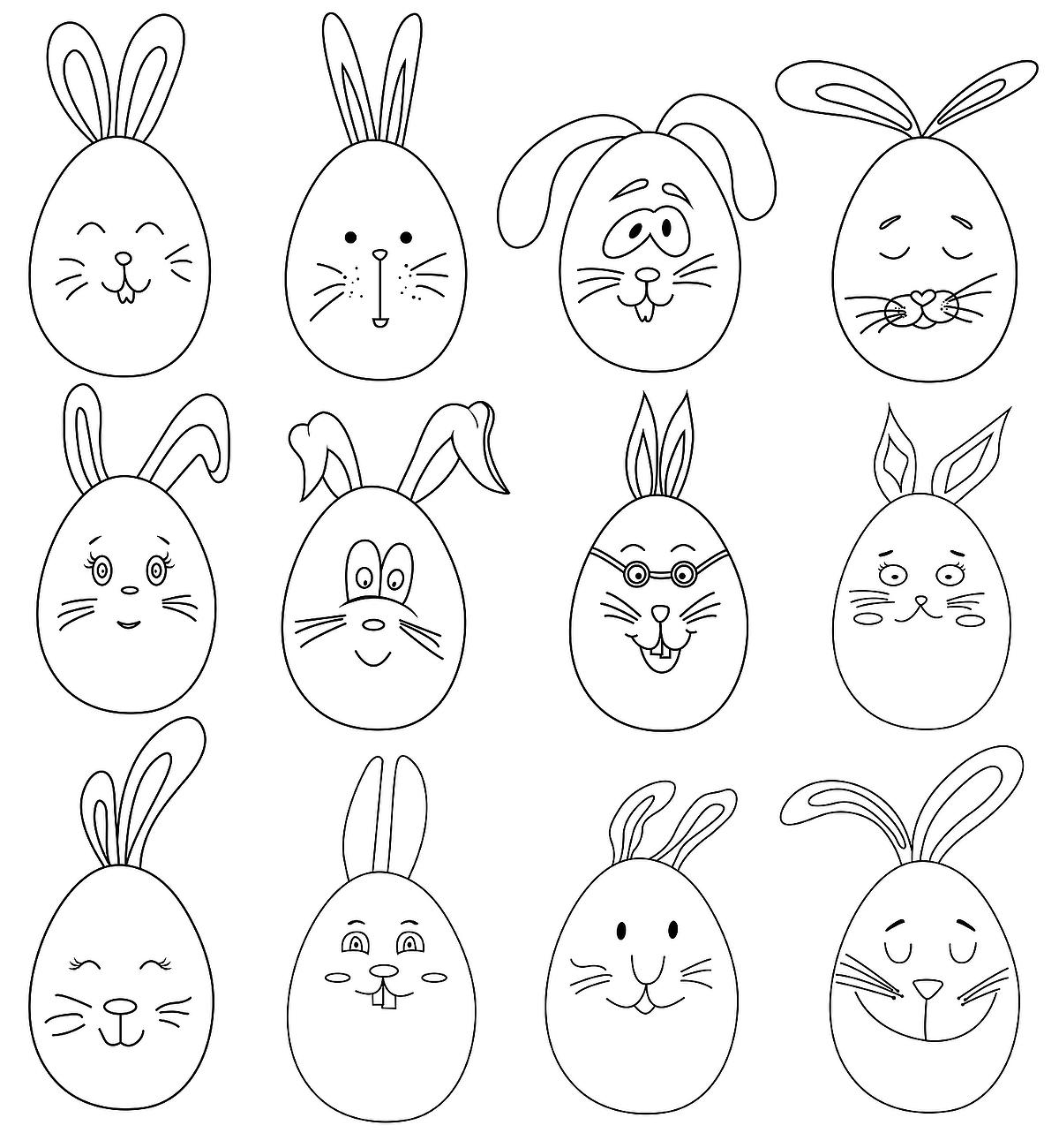 Easter coloring pages free fun printable spring