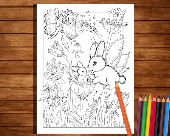 Spring coloring page easter easter coloring page rabbit coloring page bunny coloring page coloring page