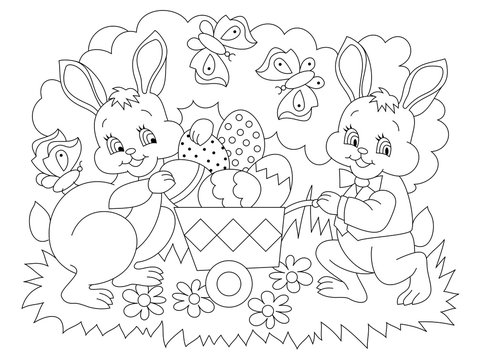 Easter coloring book images â browse photos vectors and video