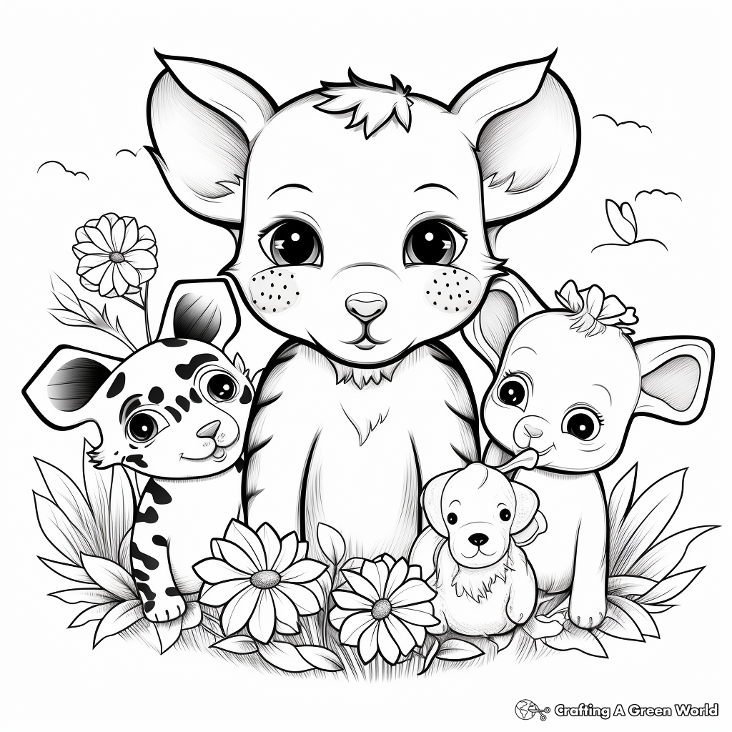 Spring preschool coloring pages