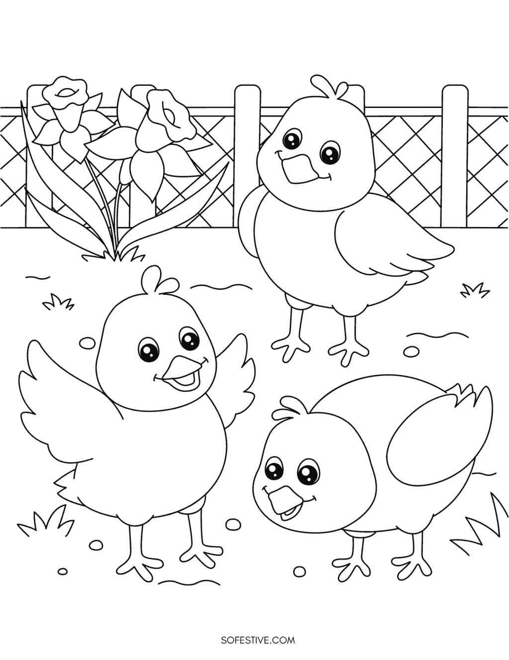 Free spring coloring pages updated