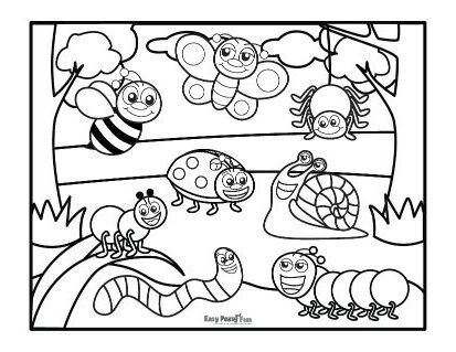 Spring coloring pages â printable coloring pages