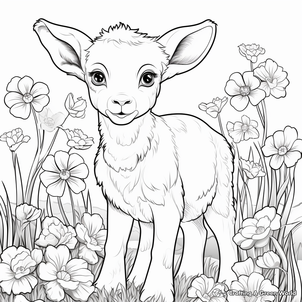 Spring coloring pages