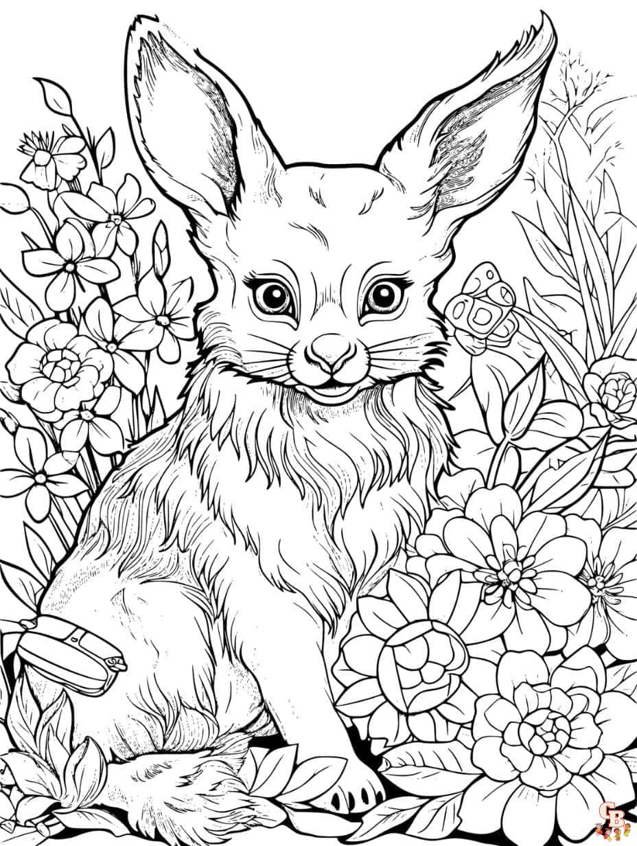 Free spring coloring pages for kids