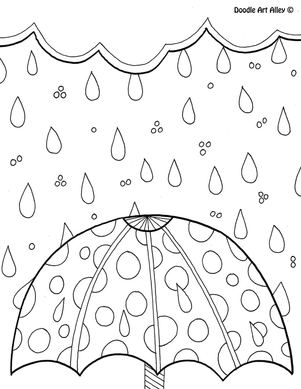 April coloring pages