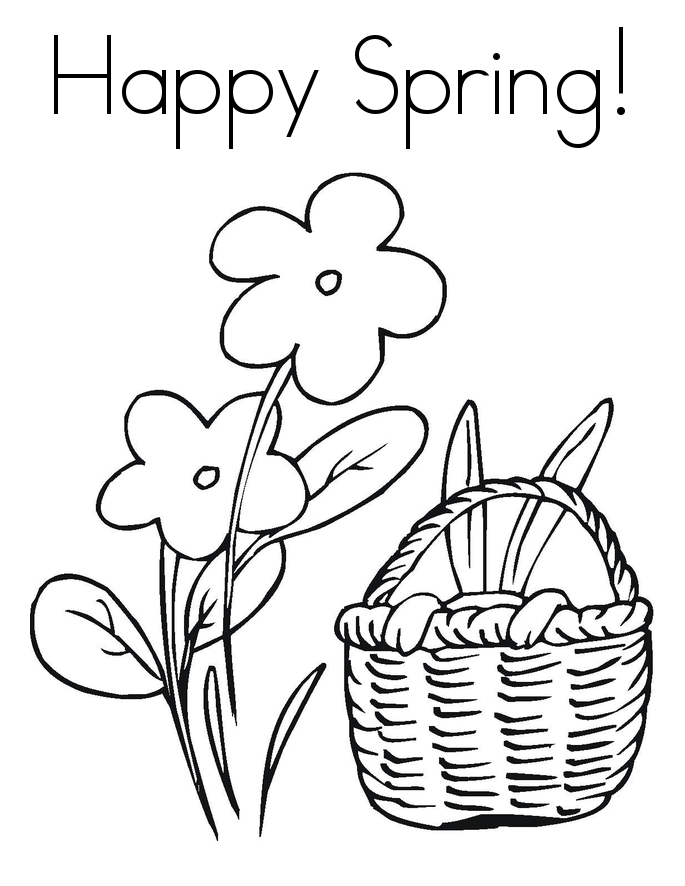 April coloring pages