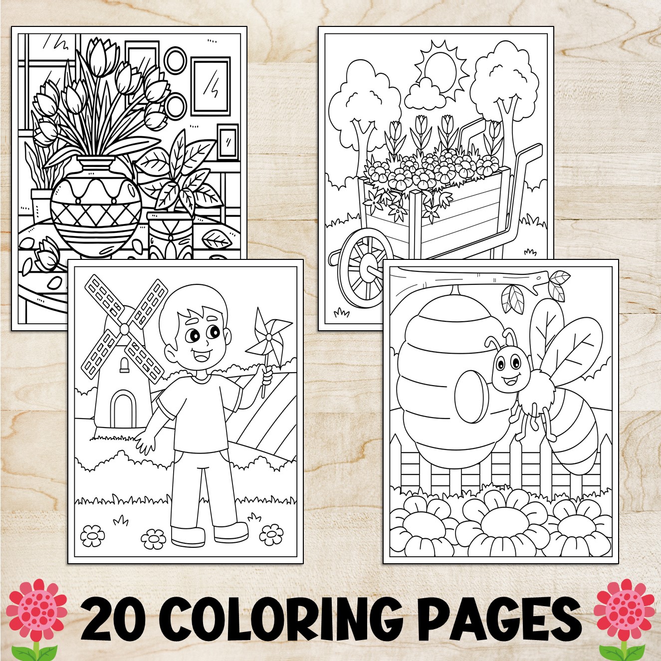 Spring after break activities coloring pages march april activities spring coloring pages preschool made by teachers