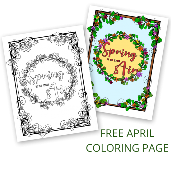 Spring coloring pages printable