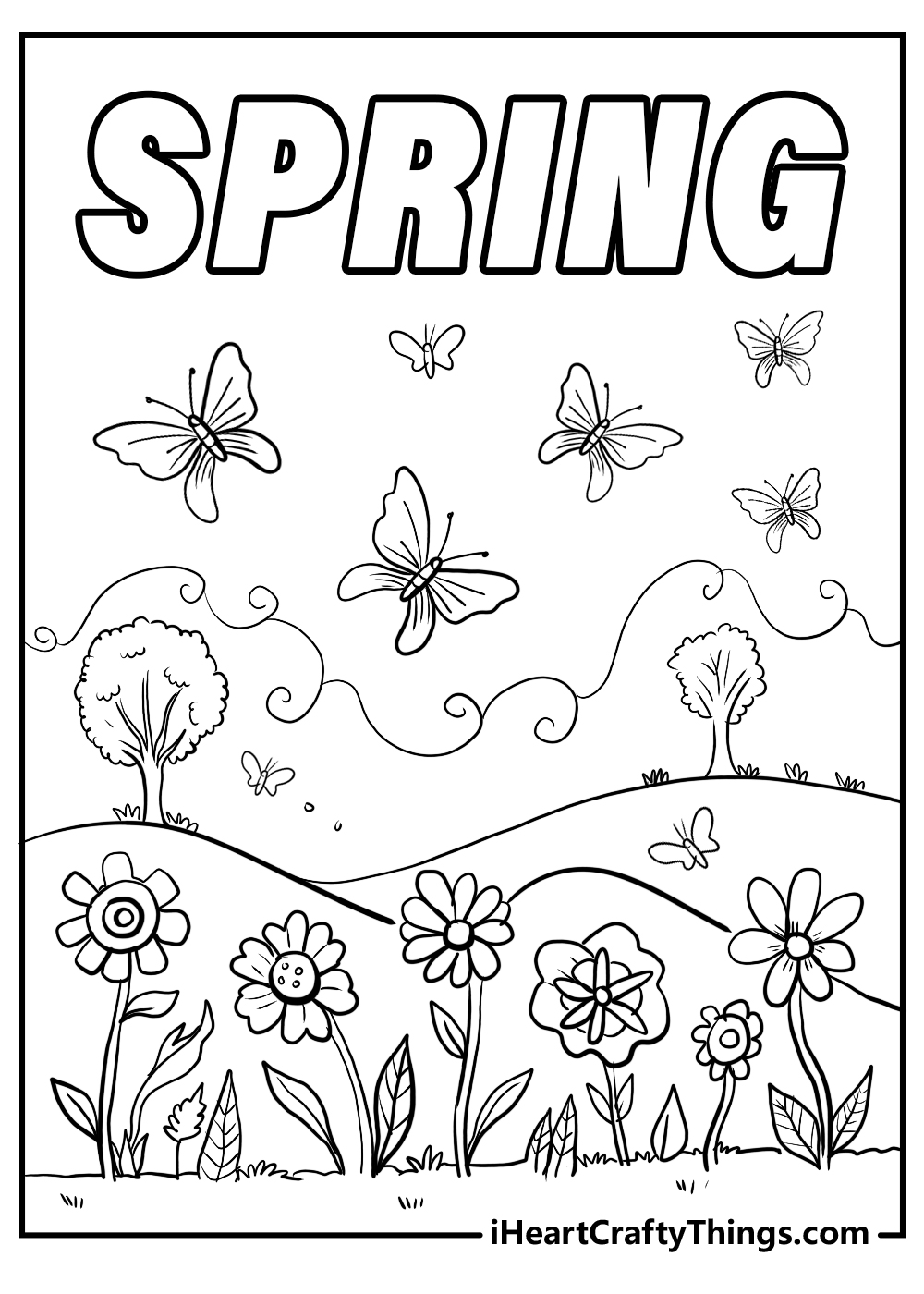 Printable april coloring pages updated