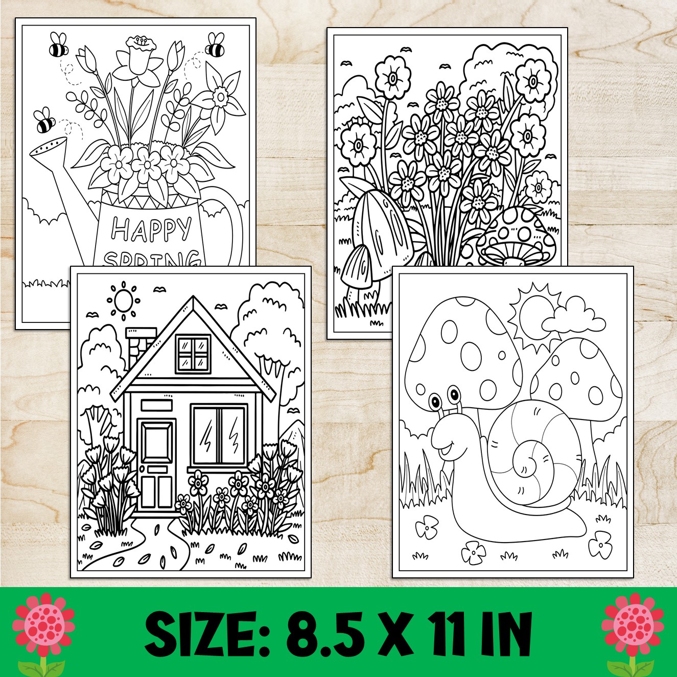 Spring after break activities coloring pages march april activities spring coloring pages preschool made by teachers