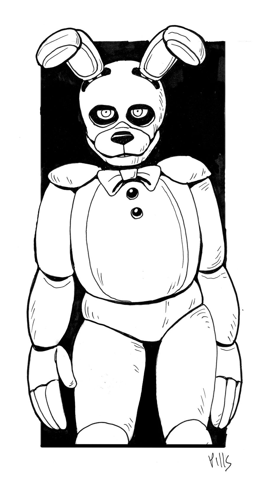 Fineliner springbonnie by pinkypills on