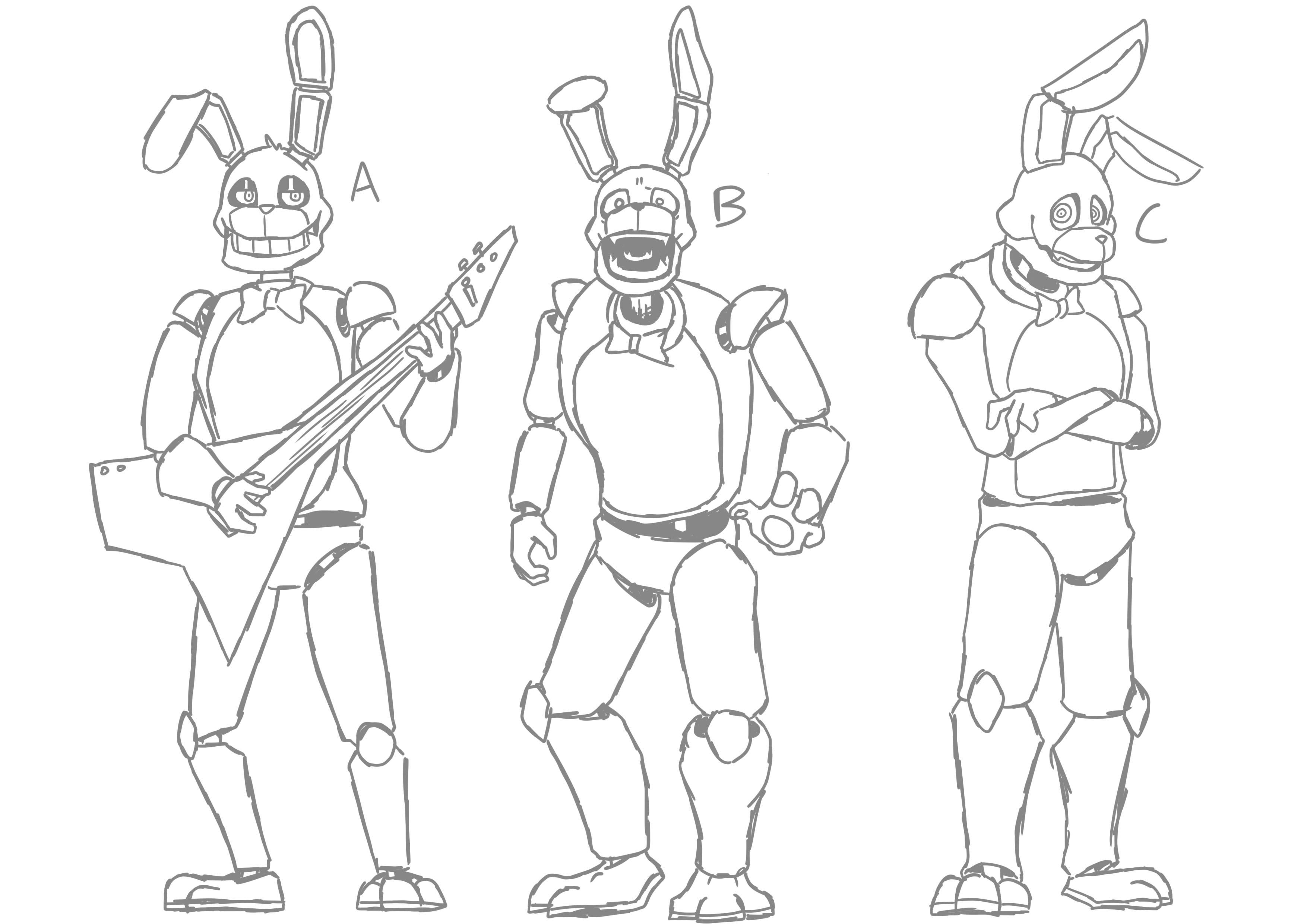 Which bonnie style do yall prefer rfivenightsatfreddys