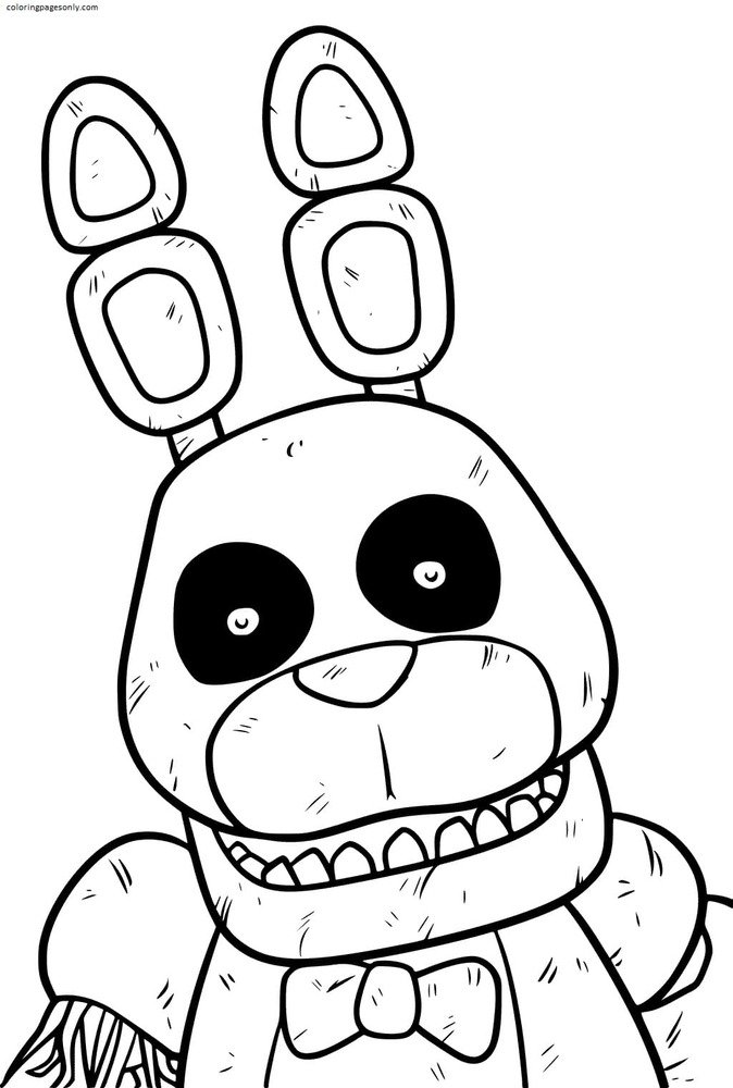 Five nights at freddys coloring pages printable for free download