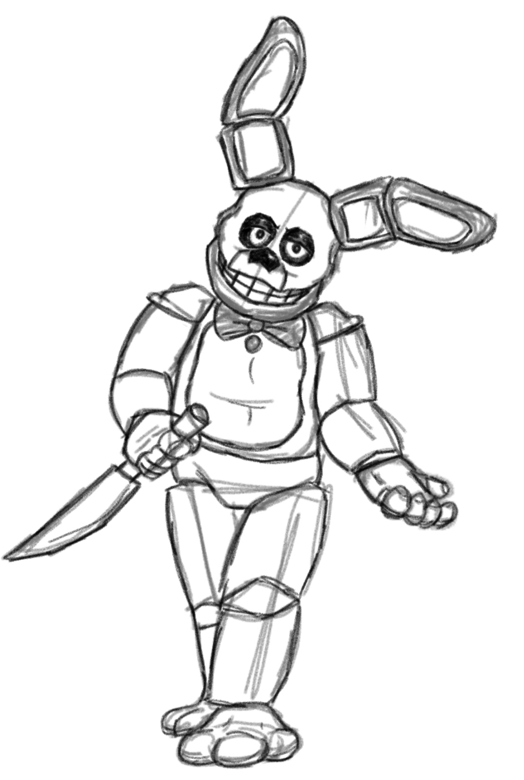 Spring bonnie sketch by daunideviant on