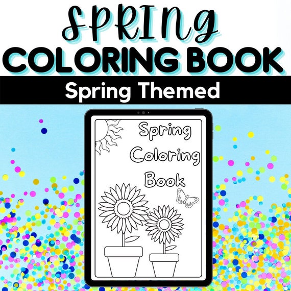 Buy spring coloring book kindergarten coloring brain break online in india