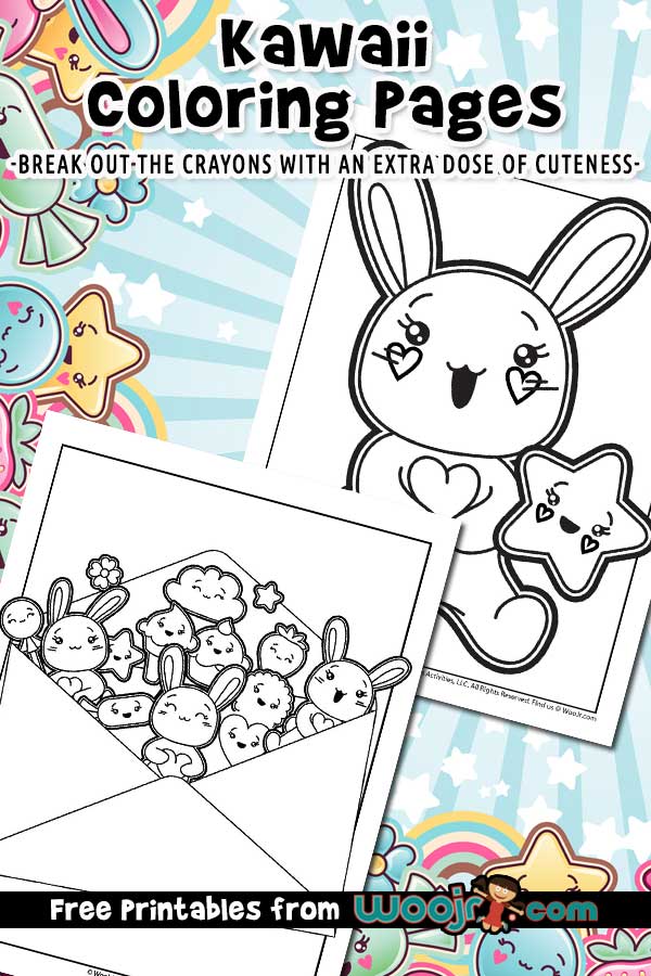 Kawaii printable coloring pages woo jr kids activities childrens publishing