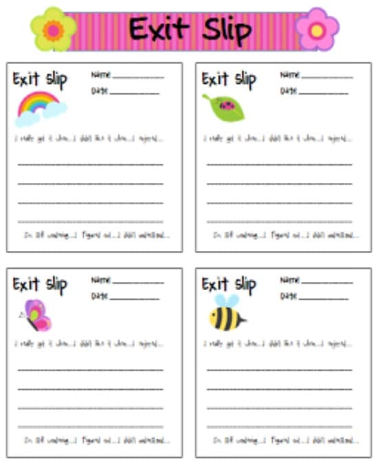 Free printable spring writing templates