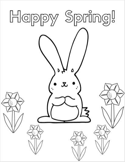 Free easter coloring sheets and activities