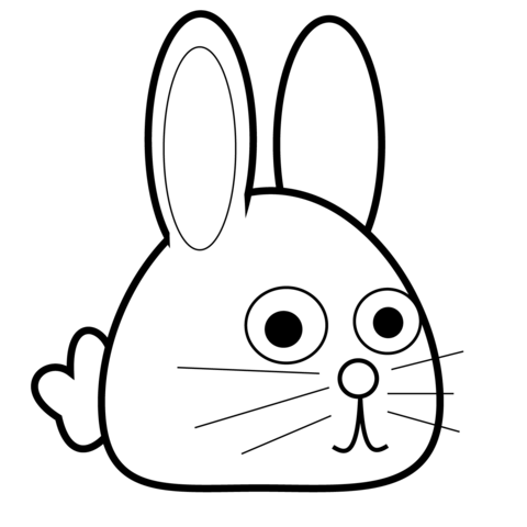 Spring bunny coloring page free printable coloring pages